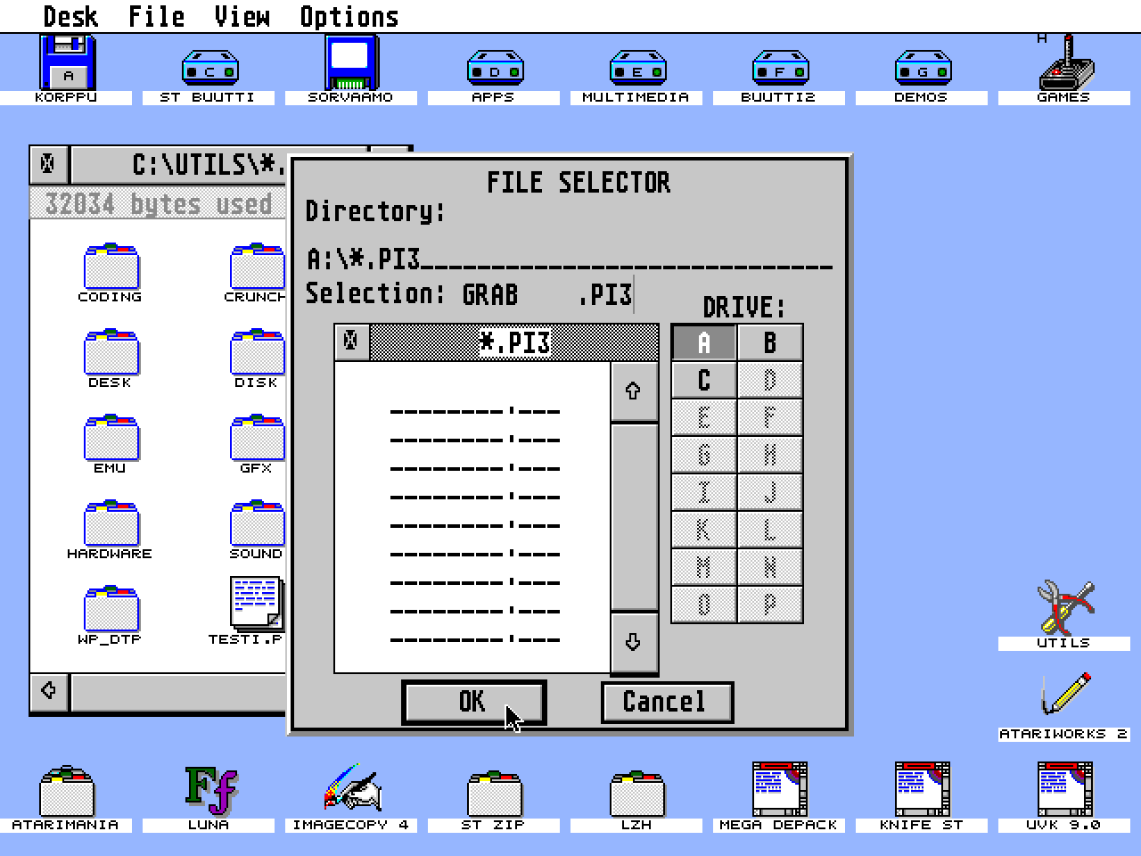 Degas Hardcopy atari screenshot